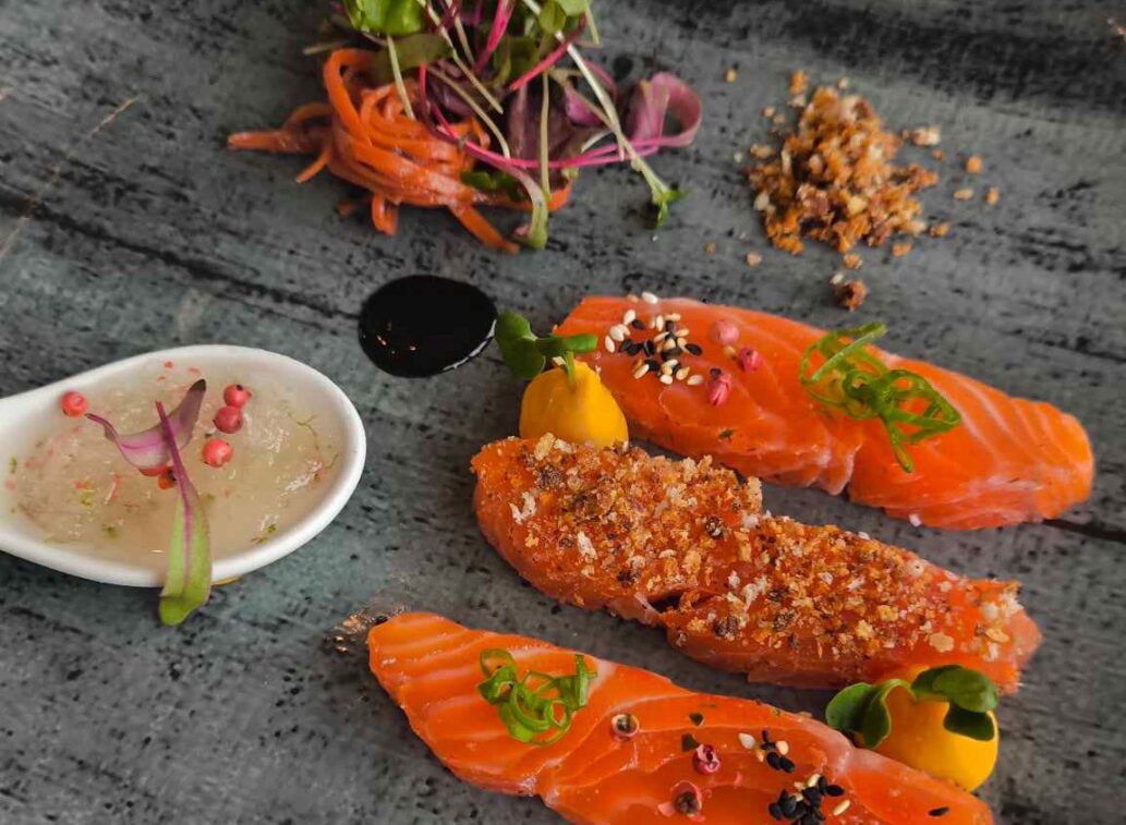 Trilogie de gravlax de saumon