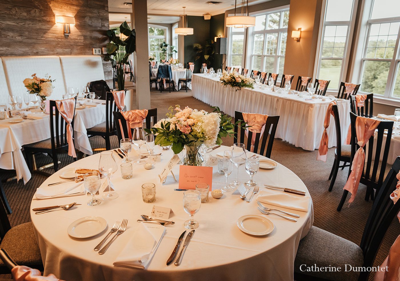 Salle de réception à Bromont