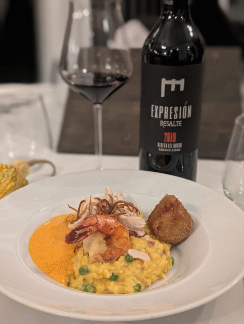 Risotto_fruits_de_mer_Restaurant_Cellier_du_Roi_Bromont