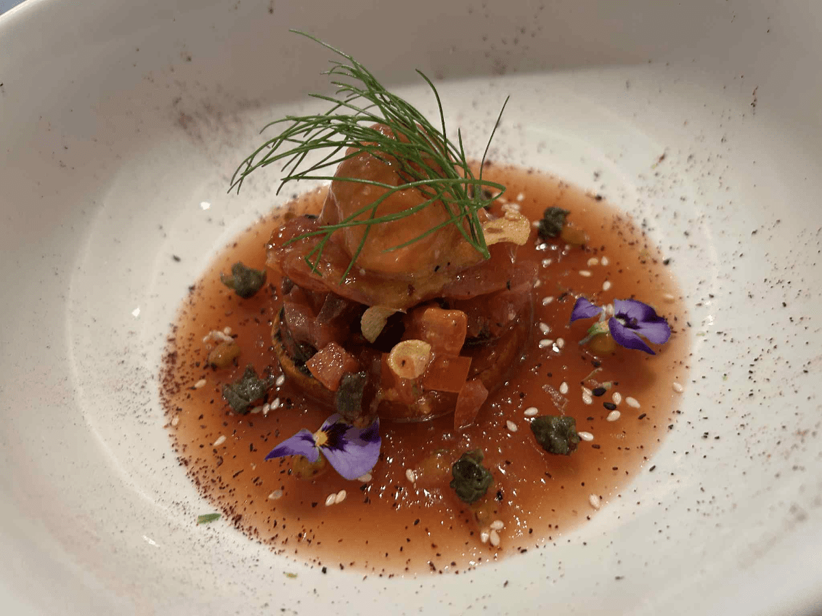 Tomate_en_trois_façons_Restaurant_le_Cellier_du_Roi_Bromont-